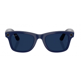 Умные очки Ray-Ban Meta* Wayfarer Gen 2 Shiny Cosmic Blue, Фотохромные линзы Clear to Sapphire Transitions (RW4012), размер L